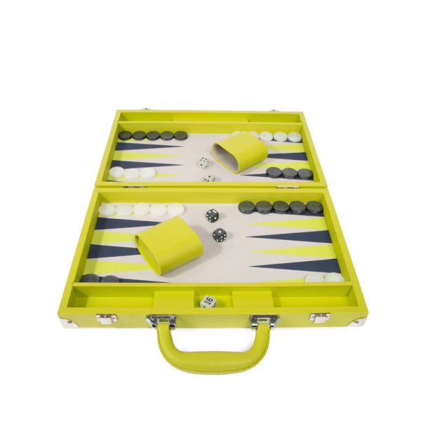 Vegan Leather Backgammon Set - Image 4