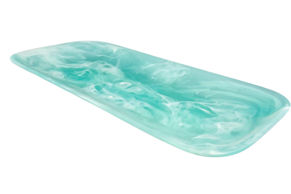 Resin Swirl Rectangular Platter - Image 2