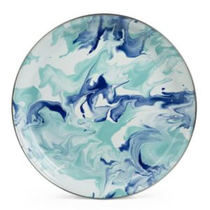 Medium Swirl Enamelware Tray