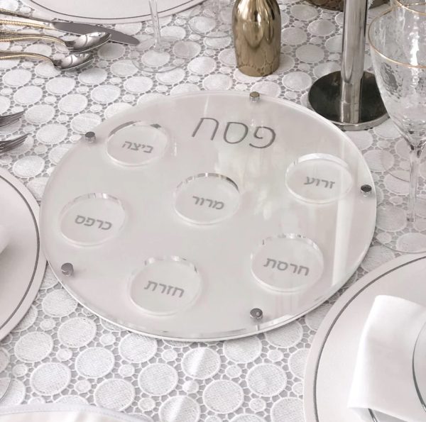 Shagreen Faux Leather Back Sedar Plate - Image 2