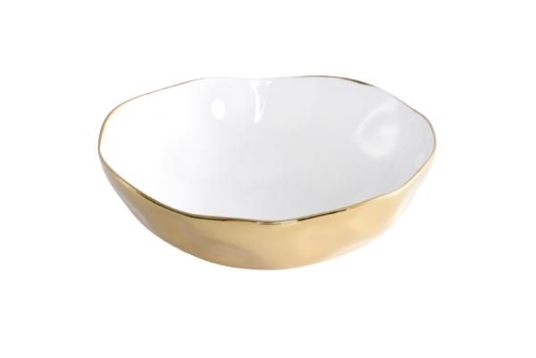 Golden Wide Bowl