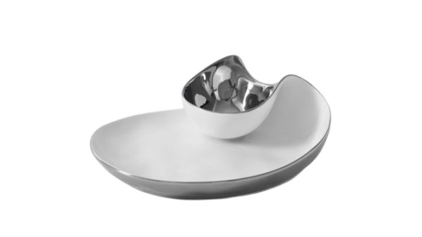 Enamel Lined Chip and Dip