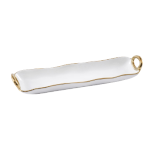 Golden Handle Cracker Tray