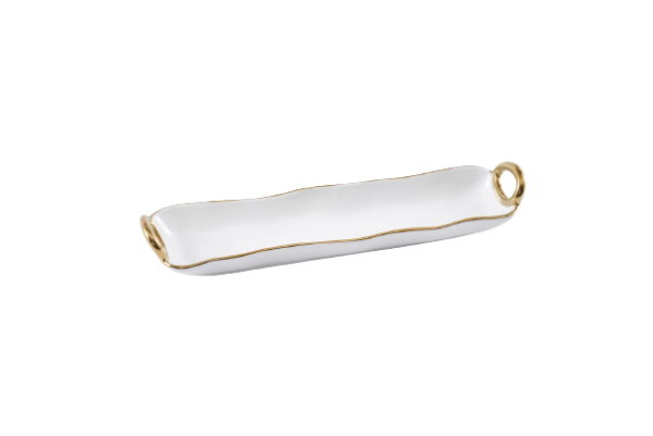 Golden Handle Cracker Tray