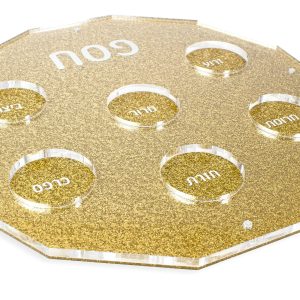 Glitter Back Sedar Plate