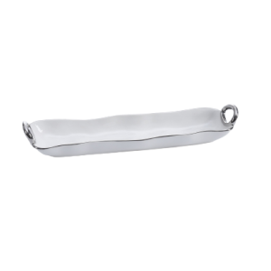 Silver Handle Cracker Tray