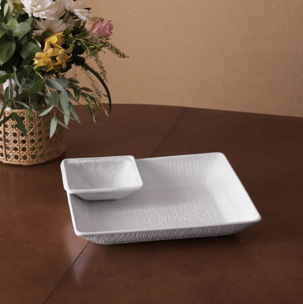 Croc Melamine Chip and Dip