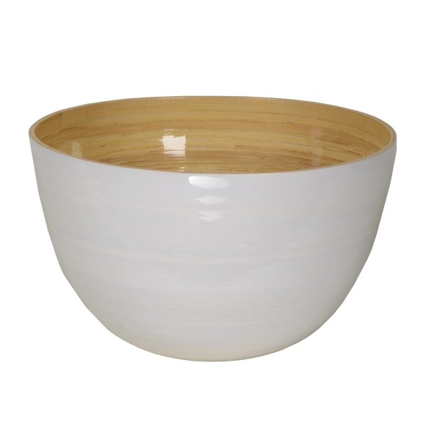 Extra Large Tall Bamboo Bowl - Image 3